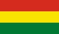 flag of Latin Americans Bolivians. flag representing ethnic group or culture, regional authorities. no flagpole. Plane layout,