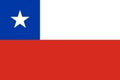 flag of Latin Americans Chileans. flag representing ethnic group or culture, regional authorities. no flagpole. Plane layout,