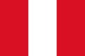 flag of Latin Americans Peruvians. flag representing ethnic group or culture, regional authorities. no flagpole. Plane layout,