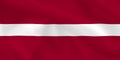 Flag of Latvia Royalty Free Stock Photo