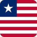 Flag Liberia illustration vector eps