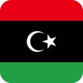 Flag Libya illustration vector eps Royalty Free Stock Photo