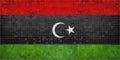 Flag of Libya Royalty Free Stock Photo
