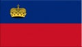 Flag of Liechtenstein. national symbol. Principality of Liechtenstein