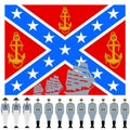 The flag and the linear part of the Confederation Navy