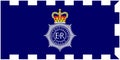 Flag of the London Metropolitan Police. England