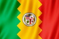 Flag of Los Angeles city, California US