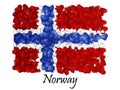 Flag Love Norway. Flag Heart Glossy. With love from Norway. Made in Norway. Norway national independence day. Sport team