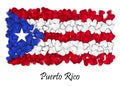 Flag Love Puerto Rico. Flag Heart Glossy. With love from Puerto Rico. Made in Puerto Rico. Puerto Rico national