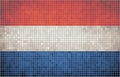 Abstract Mosaic Flag of Luxembourg