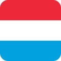 Flag Luxembourg illustration vector eps