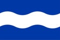 Flag of Maassluis Municipality (South Holland or Zuid-Holland province, Kingdom of the Netherlands, Holland