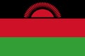 Flag of Malawi Vector illustration