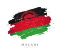 Flag of Malawi. Vector illustration on a white background