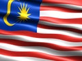 Flag of Malaysia Royalty Free Stock Photo