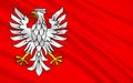 Flag of Masovian Voivodeship or Mazovia Province in eastern Poland