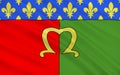 Flag of Meaux, France