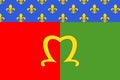 Flag of Meaux in Seine-et-Marne, France