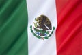 Flag of Mexico Royalty Free Stock Photo