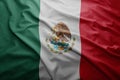 Flag of Mexico Royalty Free Stock Photo