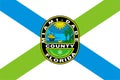 Flag of Miami-Dade County in Florida, USA