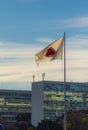 Flag of Minas Gerais on the Esplanade of Ministries Royalty Free Stock Photo