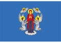Flag of Minsk Belarus Royalty Free Stock Photo