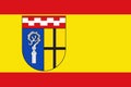 Flag of Moenchengladbach in North Rhine-Westphalia, Germany