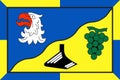 Flag of Monsheim in Alzey-Worms in Rhineland-Palatinate, Germany