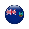 Flag Montserrat button