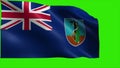 Flag of Montserrat, Territory of the United Kingdom - LOOP