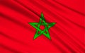 Flag of Morocco, Rabat