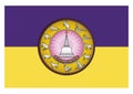Flag of Nakhon Si Thammarat Thailandia