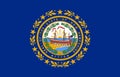 Glossy glass flag of New Hampshire November 30, 1931