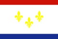Flag of New Orleans. America. USA