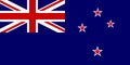 The Flag of New Zealand. National symbol of the state. Vector il Royalty Free Stock Photo