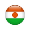 Flag Niger button