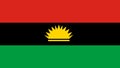 flag of Niger Congo peoples Igbo people. flag representing ethnic group or culture, regional authorities. no flagpole. Plane