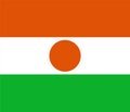 Flag Of Niger, Niger flag, National flag of Niger Royalty Free Stock Photo