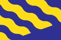 Flag of Norrbotten province in northernmost Sweden
