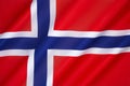 Flag of Norway Royalty Free Stock Photo