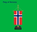 Flag Of Norway, Norway flag, National flag of Norway. Table flag of Norway