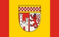 Flag of Oberbergischer in North Rhine-Westphalia, Germany Royalty Free Stock Photo