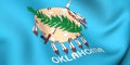 Flag of Oklahoma, USA. Royalty Free Stock Photo