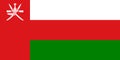 Flag of Oman. Sultanate of Oman