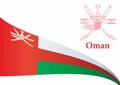 Flag of Oman, Sultanate of Oman,