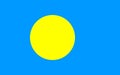 Flag of Palau vector illustration