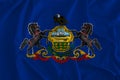 Flag of Pennsylvania Background, The Keystone State, The Quaker State