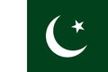 flag of Peoples of multiethnic states Pakistanis. flag representing ethnic group or culture, regional authorities. no flagpole. Royalty Free Stock Photo