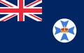 Flag of Perth is the capital of Western Australia Royalty Free Stock Photo